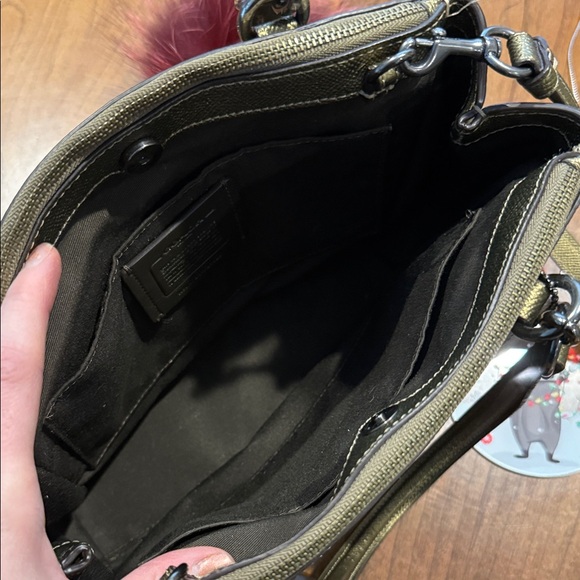 Coach Metallic Gold Satchel Bag - Picture 4 of 9